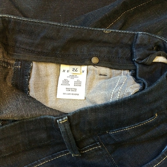 Hudson womens dark blue jeans - Picture 6 of 6